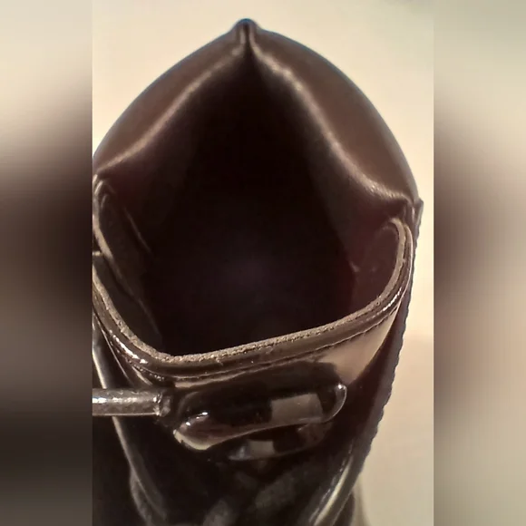 COACH Patent Leather Combat Boot CX027 • Black • Size 6B - Picture 5 of 13